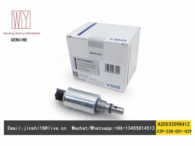 China VDO GENUINE AND BRAND NEW DIESEL FUEL PUMP VOLUME CONTROL VALVE, VCV A2C53259841Z, X39-228-001-029 for sale