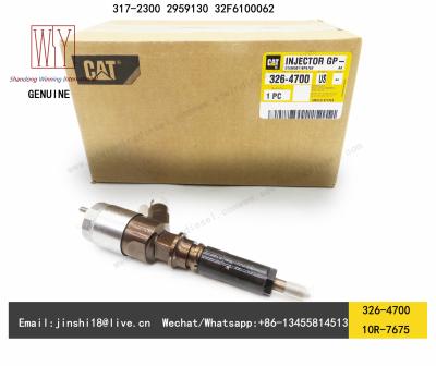 China CATERPILLAR GENUINE AND NEW DIESEL C6 C6.4 FUEL INJECTOR 326-4700, 317-2300, 2959130, 32F6100062, 10R-7675 FOR 320D EXC for sale