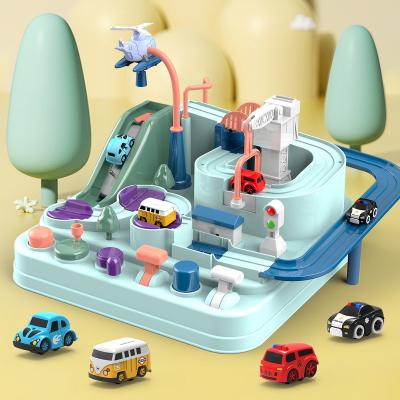 China Adventure Toy Racing Car Track Toy Slot Car Interactive Intelligence Development Game for Kids 3-8 Years Old for sale