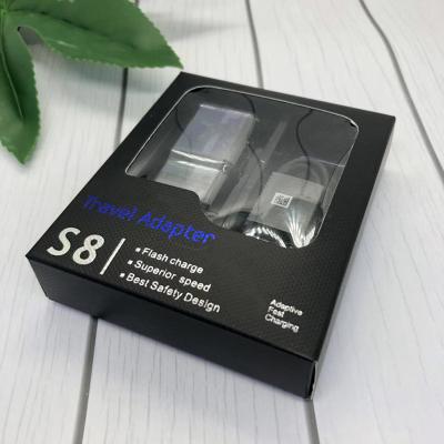 China Fast Charging Speed ​​For Original Samsung S8 S10 Adapter Charger US/EU/UK Plug Travel Wall USB Charger Adapter For Samsung Galaxy Note 10 8 9 S10 S8 for sale