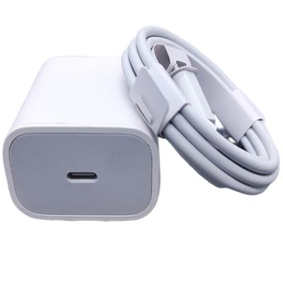 China Fast Charging Ship Original Wholesale Type C Fast Charger For Apple PD 20W Fast Charger For iPhone 14 USB-C Cable Power Adapter for sale