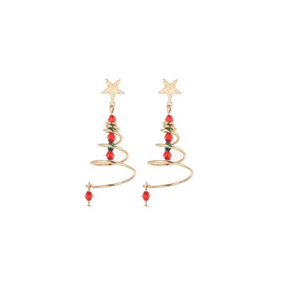 China Christmas Vershal A3-3 Fine Jewelry Christmas Trees Drop Earrings Snowflake Garland Earrings Festival Earrings for sale