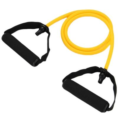 China Eco-Friendly Resistance Bands Tube For Workout Bands With Fitness Bands Handles for sale