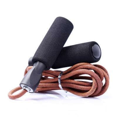 China Eco-Friendly Leather Jump Ropes For Workout And Speed ​​Jump Training for sale