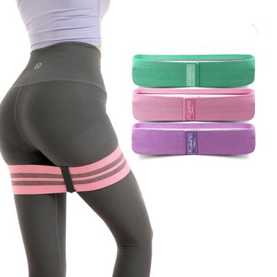 China Gym Yoga Indoor Sport Bodybuilding Resistance Fitness Elastic Adjustable Hip Resistance Bands Sets Exercise Yoga Bands for sale