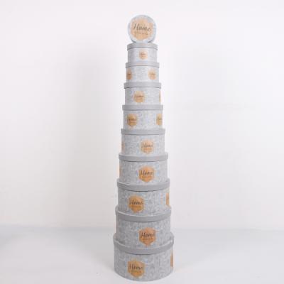 China Recyclable Shihao 813 Matt Lamination High Quality Round Tube Packaging Gift Box for sale