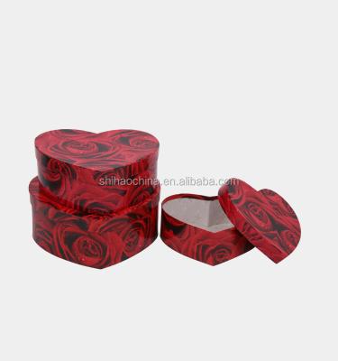 China 3366# Handmade Shihao 2017 Valentine's Day Handmade Heart Shape Cardboard Gift Box Packaging Boxes for sale