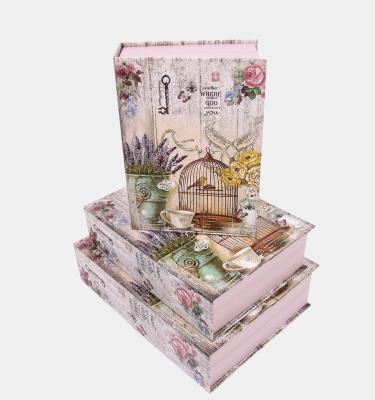 China Handmade 8029 shihao greatdesigndecorative book shaped boxes wholesaler for sale