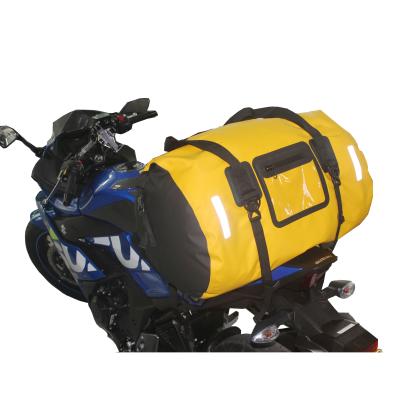 China Waterproof Saddle Bag Motorbike Helmet Bag Motorcycle Saddle Bag Motorcycle Seat Bag for sale