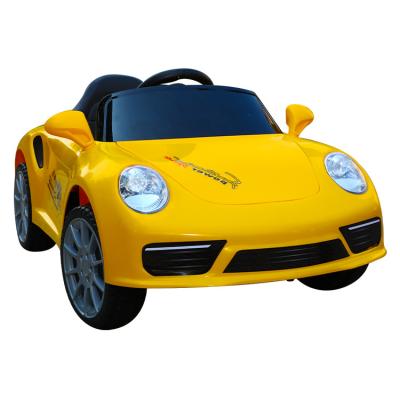 China Ride On Toy Electric 12V Battery Operated Remote Control Car Licensed Ride On Car With Leather Seat for sale