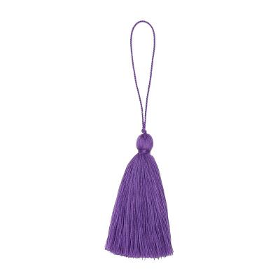 China Multicolor Optional Home Tassel Easy Hanging Ear Tassel Yarn Polyester Cotton Tassels Textile 8cmRope for sale