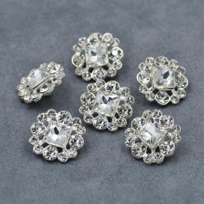 China Other Shiny 30L 19mm Rhinestone Buttons Anorak Sweater Cufflink Apparel Accessories for sale