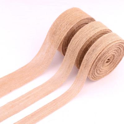 China 0.6-3.8CMFishing Line Viable Natural Color Silk Canvas Fishing Line Hemp Ribbon Roll Flowers 100Rice Plus DecorationsDIYHandmade for sale