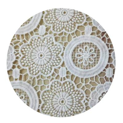 China Factory direct sales 3D hollow-out embroidered snowflake plum lace fabric for sale