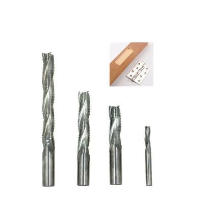 China High performance on scraps removal and better clamping Custom 3 Flutes Keyhole Opener Milling Cutter Solid Carbide Spiral Compression Router Bits For Steel Wood PVC for sale