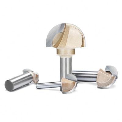 China Plywood Tideway Double Edging Cutter Round Nose Cove Box Router Bit for Shaping Profiling Trimming for sale