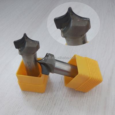 China Steel body+PCD tipped blade Madeve Shank Bit for Customized Furniture Milling Cutter PCD Carving Bit Diamond CNC Router Bit for sale