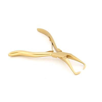 China Save Time During Removal of GlamorDove Gold Rings Professional Hair Extension Micro Ring Link Bead Opener Removal Pliers Tool for I Tip Hair Extensions for sale