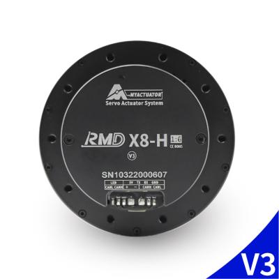 China Waterproof RMD-X8-H1: 6 V3 Myactuator 24V-48V, pancake servo motor for robot arm, planetary gear, gear ratio 1:6. 6N.M brushless motor for sale