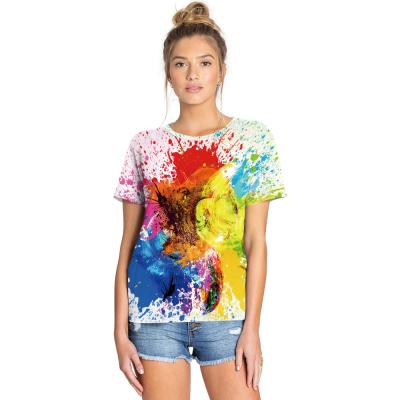 China Custom Trendy Logo Anti-Shrink 3D Shape Dye Wholesale Custom Men's Tie Printing T-shirt Men's T-shirt for sale