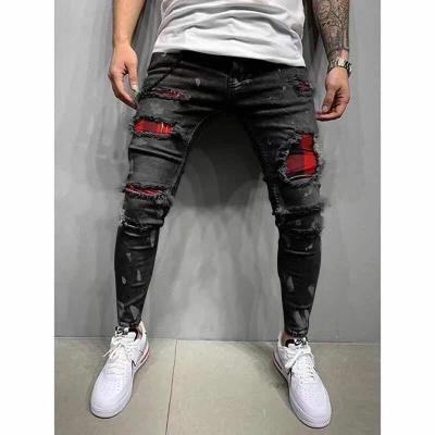 China Mens 100%,ODM QUICK DRY Custom Men's OEM Jeans 85% Cotton Full-Length Jeans for sale