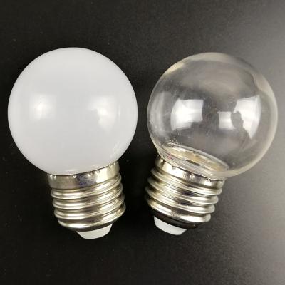 China Hotel Easy install and conventional use 180 degree beam angle 1W/2W/3W G45 led festoon light bulb for sale