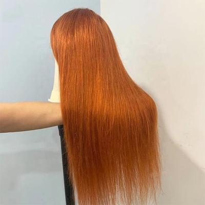 China HD Color Women's Straight Wigs For Women's Transparent Lace Front Human Hair Wigs Pre Plucked Straight Brazilian Bone Lace Closure Hair Wigs for sale