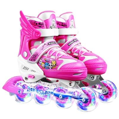 China PP Drift Cross Skate Speed ​​Roller Teenagers Skating Shoes With Lights for sale