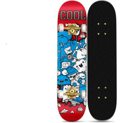 China Hot Sale Youth Skateboard Stuff Porcelain Maple Old School Cool Skateboards for sale