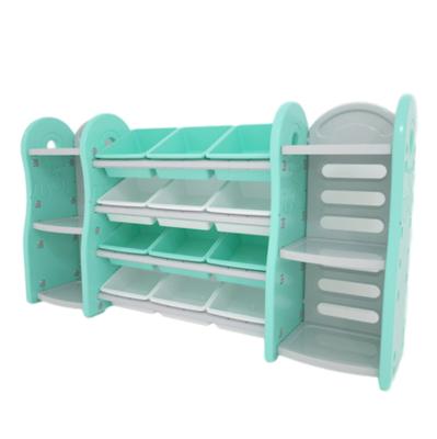 China Shelf Children Play Cabinet Furniture Baby Room Toy Shelf and Shelf Sets Storage Plastic Rack Children's Toy Hobby Indoor Packing for sale