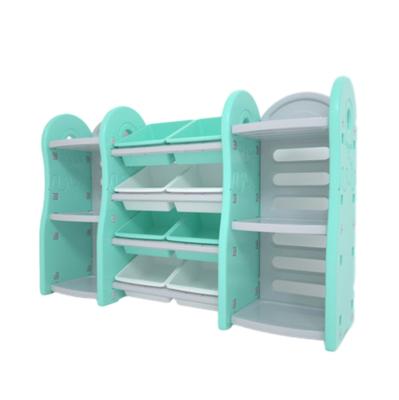 China Viable Lunch Box Children Play Cabinet Furniture Baby Room Toy Shelf and Shelf Sets Children's Toy Storage Plastic Rack for sale