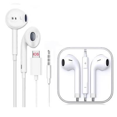 China 2020 3.5mm Headband Jack Wired Earbud Headset In Ear Hands Free Earbuds For iPhone 6 7 11 12 13 X XS For for sale