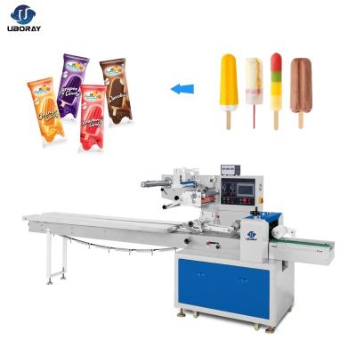 China Automatic Food Ice Cream Popsicle Packaging Machine Popsicle Pillow Packing Machine for sale