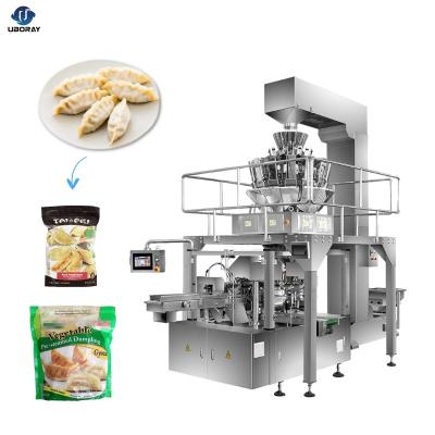 China Factory Price Premade Bag Ce Certified Frozen Food Fruit Fruit Frozen Dumpling Packing Machine for sale