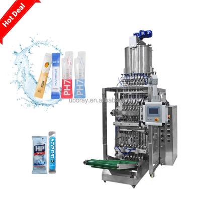 China Liquid Filling Sauce Honey Stick Sachet Packing Food Multi Lanes Ketchup Mayonnaise Paste Machine Small for sale