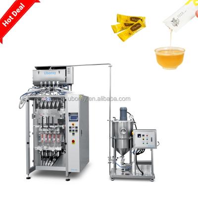 China Food Factory Price Multi-lane Automatic Chili Oil Pouch Sachet Paste Cooking Packing Machine for sale