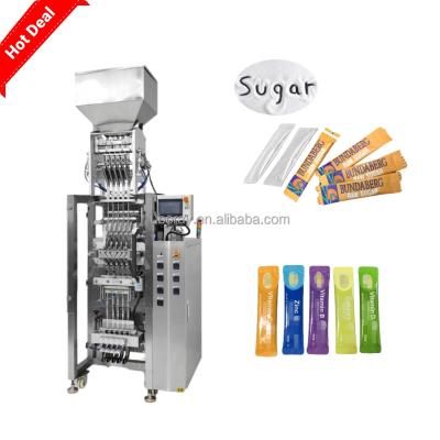 China Multi Lane Coffee 5g Sugar Packing Machine Sachet Sugar Stick Packing Machine High Accuracy Price for sale