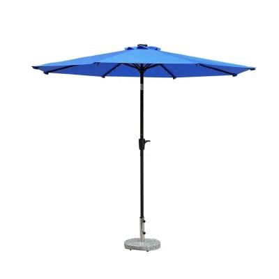 China Minimalist LED Garden Beach Sun Shelter Offset Advertising Cantilever Patio Umbrella Market Outdoor Patio Umbrellas for sale