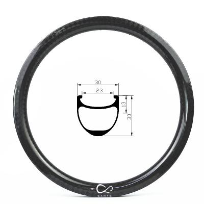 China Width 300g BMX BMX 20x1.75 Carbon Rim 20inch 406 Anvil 30mm Depth 30mm Racing Lightweight BMX SY406-30-30C for sale