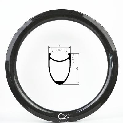 China BMX Carbon Rim 20inch 406 For Bicycle 20x1.5