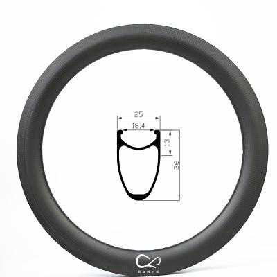 China BMX 18inch 355 Carbon Rim 36x25mm Birdy Bike OEM Customized 18