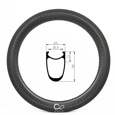 China BMX 16inch 349 Carbon Rim With 38mm Depth 25mm Width Wheels For Folding Bike Minivelo Fnhongust Wheelset 3sixty SY349-38-25C Bike for sale