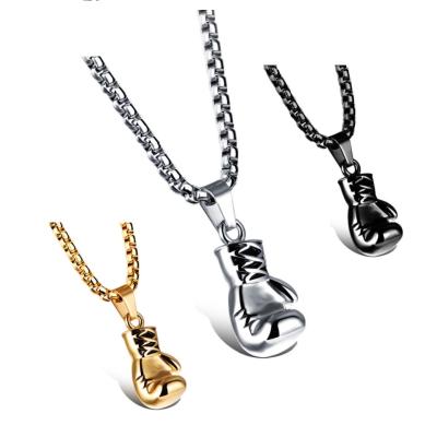 China New Design 2021 Fashion Jewelry Punk Fist Style Stainless Steel Pendant Necklace For Lover/Parent-child for sale