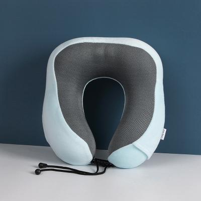 China Anti-Apnea Memory Foam U Shape Neck Pillow Travel Neck Pillow For Car Office Comfortable Memory Foam Pillow for sale