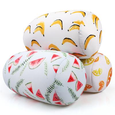 China Anti-Apnea Fashion Fruit Design Microbeads Filling Cylinder Cushion for sale