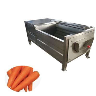 China High Efficiency Easy Operate Commercial Ginger Brush Peeling Machine Lotus Root Peeling Machine Sweet Potato Cleaning Peeling Machine for sale