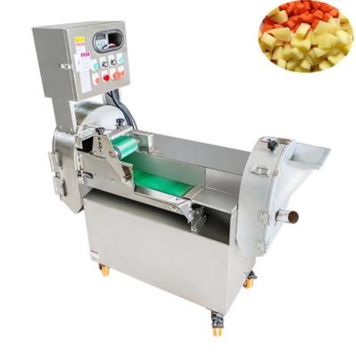 China Multifunctional Stainless Steel Leaf Vegetable Cutter Potato Cube Cutter Tomato Slicer Machine for sale