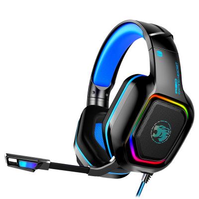 China Hot Selling Headband Gaming Headset RGB LED Light Wired Stereo Headset with Microphone for Gamer for PC, PS2, LAPTOP for sale