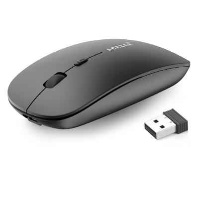 China Mini Wireless Mouse Rechargeable 500mA Silent Click Mouse for Windows Laptop Desktop, PC MacBook Type C for sale