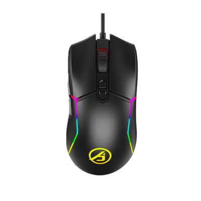 China 3D RGB GAMING MOUSE 7 BTUTOOTN PAW3327 12400DPI PROGRAMMABLE MOUSE GAMER FOR PC LAPTOP for sale